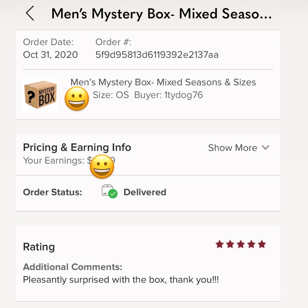 Men’s Mystery Box- Mixed Seasons & Sizes - Picture 4 of 4